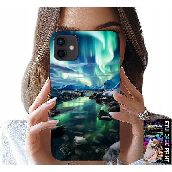 Custodia Per Iphone 11 - Alaska Aurora Boreale + Vetro-image