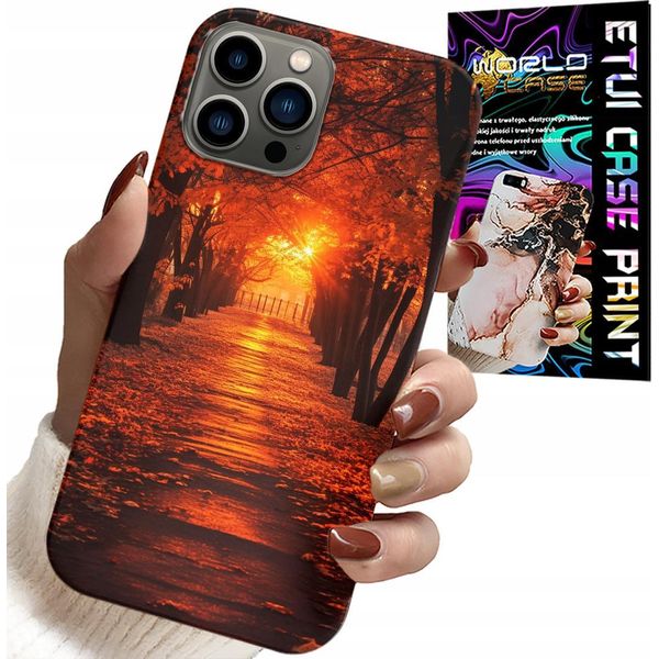 Custodia Per Iphone 12 Pro Max - Parco, Autunno, Foglie Che Cadono, Retro-image