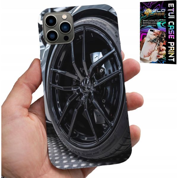 Custodia Per Iphone 13 Pro Max - Cerchio Auto Sportive Auto Fan + Vetro-image