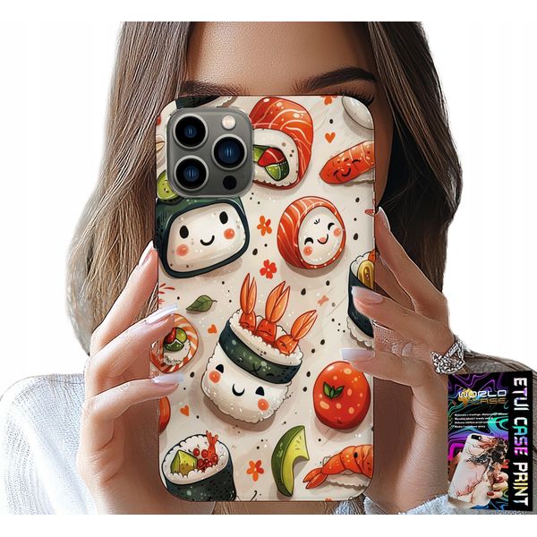 Custodia Per Iphone 12 Pro - Custodia Per Sushi Dolce E Sorridente-image