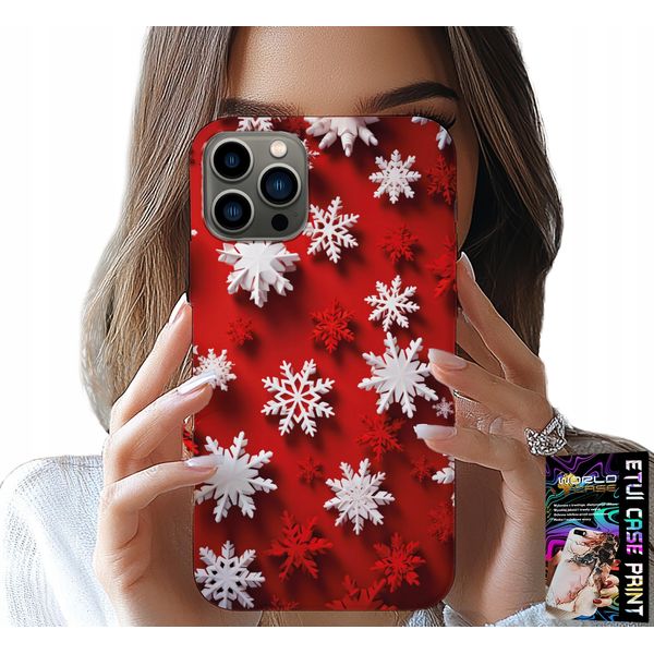 Custodia Per Iphone 13 Pro Max - Fiocchi Di Neve, Neve, Stelle, Vacanze-image