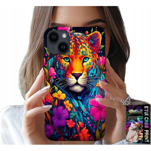 Custodia Per Iphone 14 - Motivi Floreali Tigre Tigre + Lamina-image
