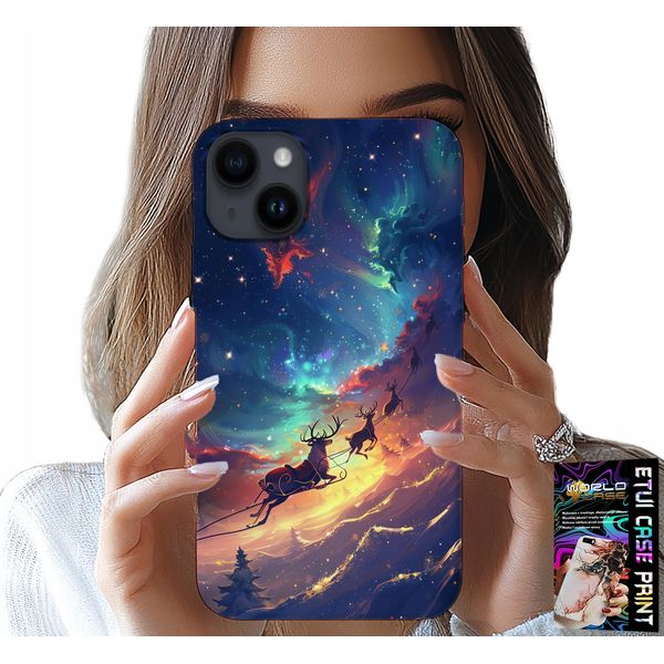 Custodia Per Iphone 15 Plus - Renna Dolce Renna Design Natalizio-image