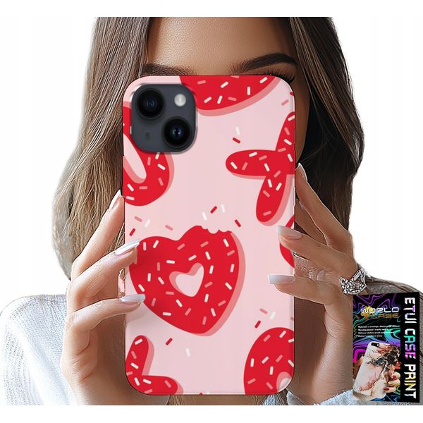 Custodia Per Iphone 14 Plus - Design Femminile E Alla Moda Xoxo Heart + Glass-image