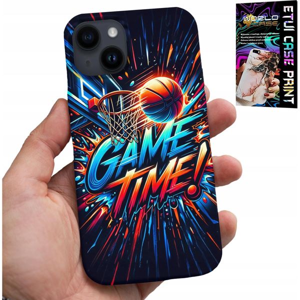 Custodia Per Iphone 14 Plus - Basket Nba Fan 23 Game Time, Custodia-image