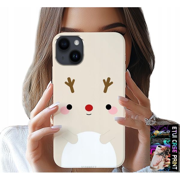 Custodia Per Iphone 15 - Renna, Renna, Disegni Natalizi-image