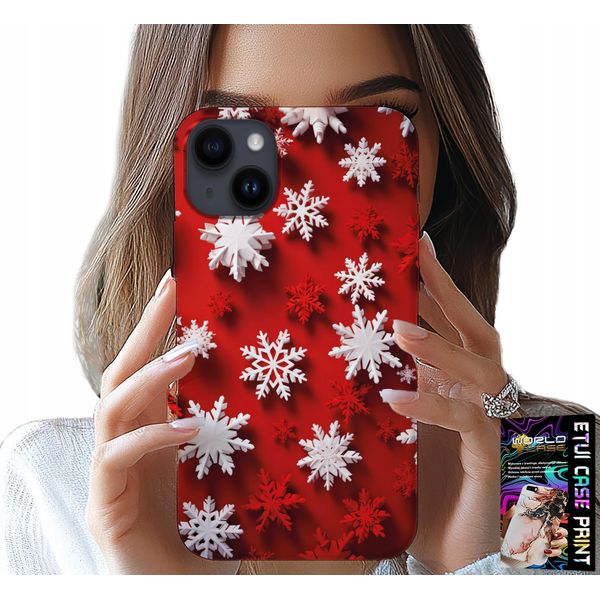 Custodia Per Iphone 14 - Fiocchi Di Neve, Neve, Stelle, Vacanze-image