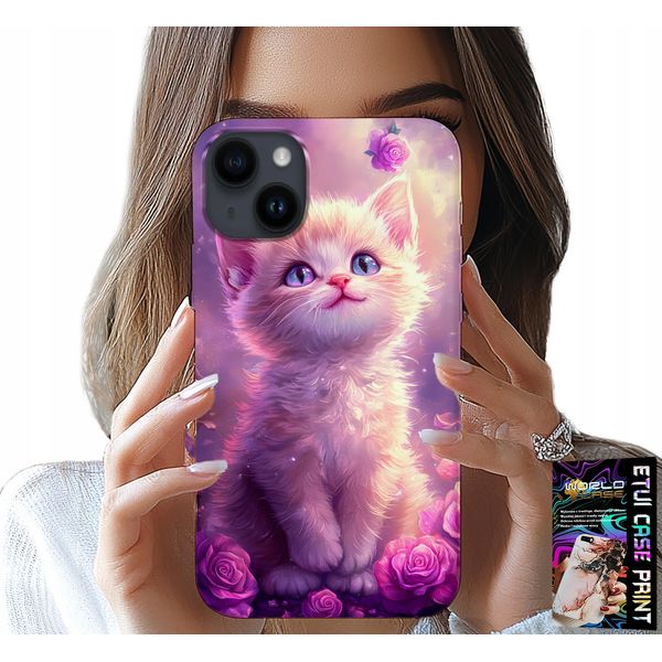 Custodia Per Iphone 15 - Simpatico Gattino, Gatto, Disegni Con Animali-image