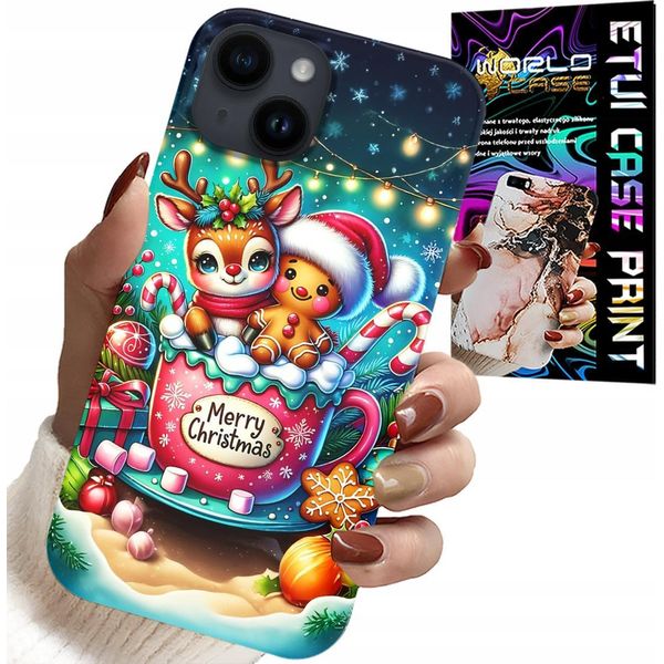 Custodia Per Iphone 13 - Renna Di Pan Di Zenzero Buon Natale-image