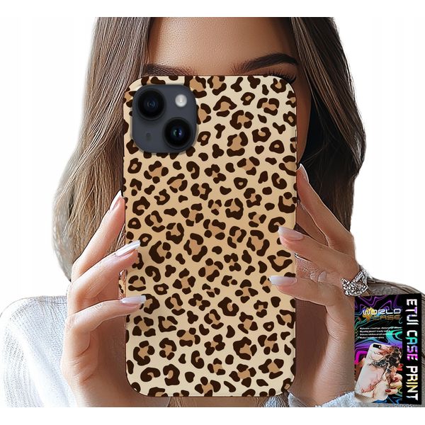 Custodia Per Iphone 15 Plus - Retro In Stampa Leopardata Modelli Da Donna Alla Moda-image
