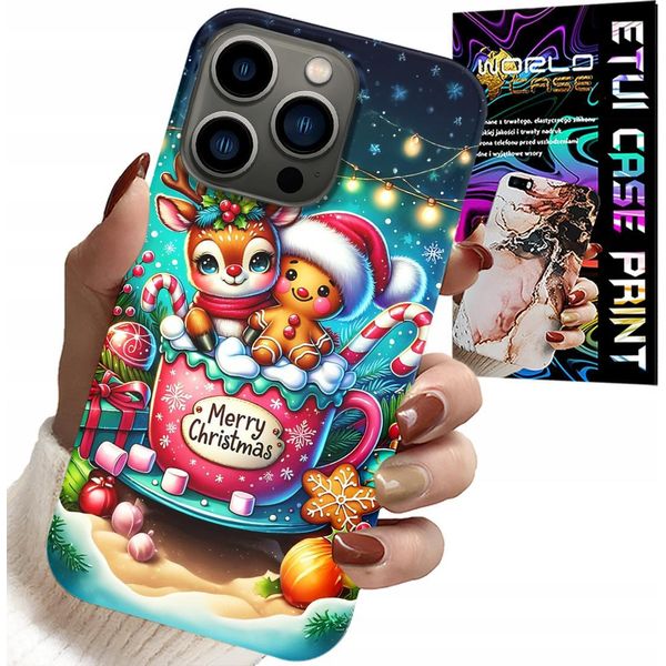 Custodia Per Iphone 14 Pro - Renna Pan Di Zenzero Buon Natale-image