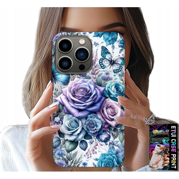Custodia Per Iphone 16 Pro - Motivi Floreali Rose Custodia + Vetro-image