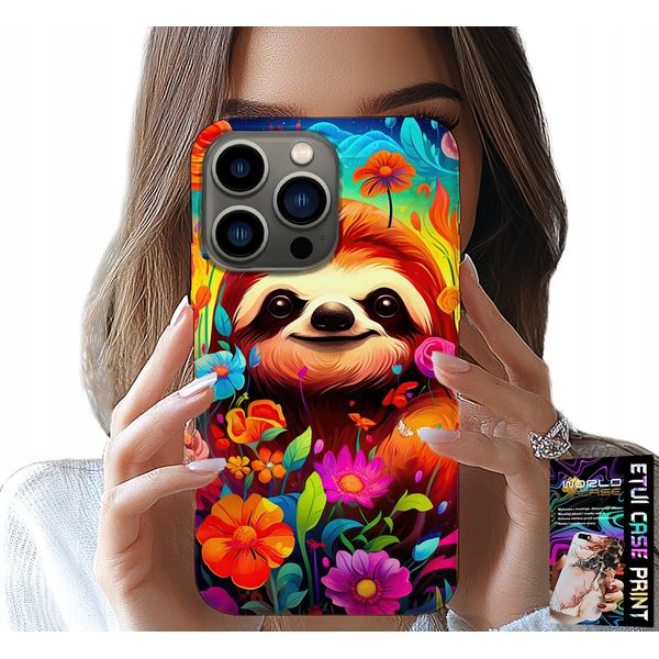 Custodia Per Iphone 14 Pro - Motivi Animali Koala Colorati + Vetro-image