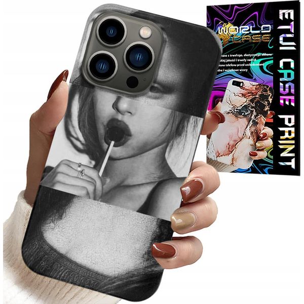 Custodia Per Iphone 16 Pro - Mona Lisa Con Lecca Lecca-image