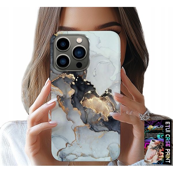 Custodia Per Iphone 14 Pro Max - Elegante Marmo Alla Moda Motivi Femminili-image