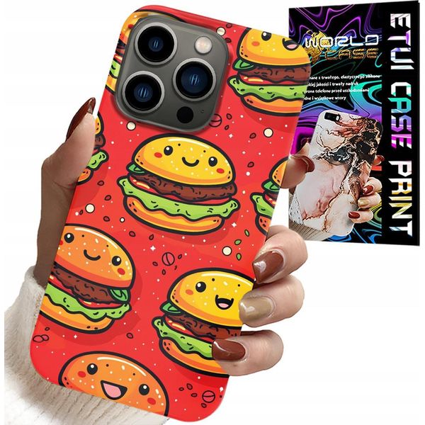Custodia Per Iphone 14 Pro Max - Cover Hamburger Dolce E Sorridente-image