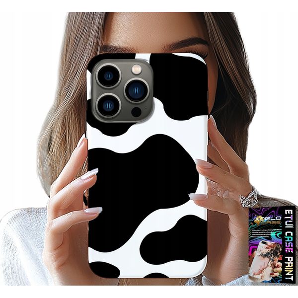 Custodia Per Iphone 14 Pro Max - Toppe Di Mucca Bianche E Nere, Design Alla Moda-image
