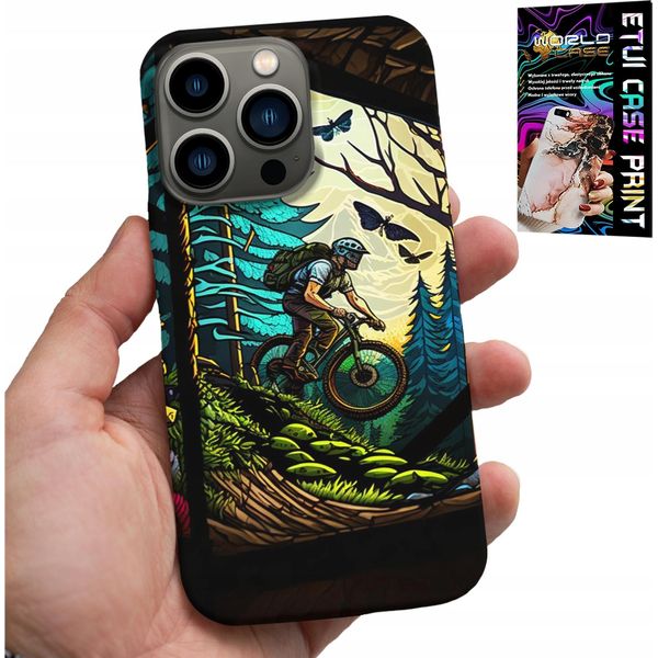 Custodia Per Iphone 15 Pro - Spedizioni Estreme In Bicicletta Nella Foresta-image
