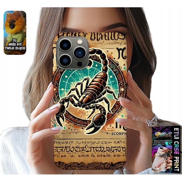 Custodia Per Iphone 13 Pro - Segno Zodiacale Scorpio Astronomia + Foil-image