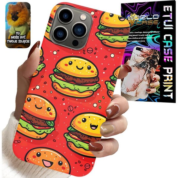 Custodia Per Iphone 13 Pro - Cover Dolce Hamburger Sorridente-image