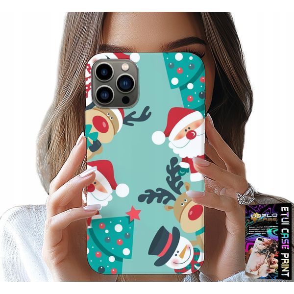 Custodia Per Iphone 11 Pro Max - Disegni Natalizi Babbo Natale, Renna Pupazzo Di Neve-image