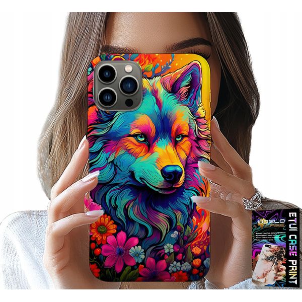 Custodia Per Iphone 11 Pro - Disegni Colorati, Custodia Swora Wolf Pack-image