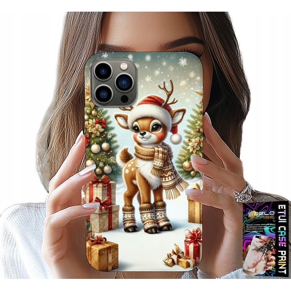 Custodia Per Iphone 11 Pro Max - Renna, Disegni Natalizi + Vetro-image