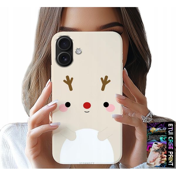 Custodia Per Iphone 16 Plus - Renna, Renna, Disegni Natalizi-image