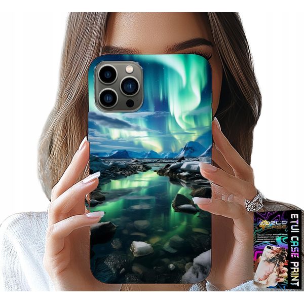 Custodia Per Iphone 11 Pro - Alaska Aurora Boreale + Vetro-image