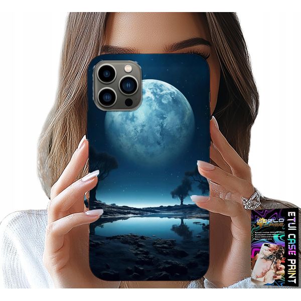 Custodia Per Iphone 11 Pro Max - Custodia Luna Piena + Pellicola-image