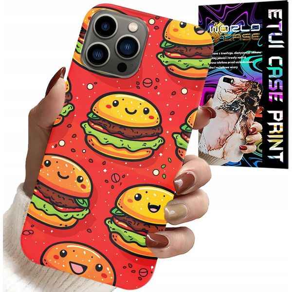 Custodia Per Iphone 11 Pro Max - Cover Dolce Hamburger Sorridente-image