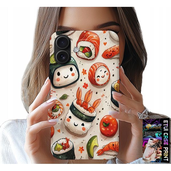 Custodia Per Iphone 16 - Custodia Per Sushi Dolce E Sorridente-image