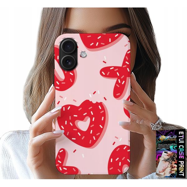 Custodia Per Iphone 16 Plus - Design Femminile E Alla Moda Xoxo Heart + Glass-image