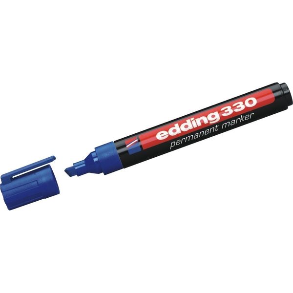 Edding 4-330003 10Er Permanentmarker Blau 1,0 - 5,0 Mm-image