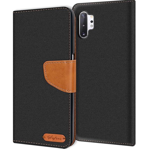 Custodia Del Telefono Cellulare Samsung Galaxy Note 10+ Case Portafoglio Flip Custodia Protettiva Cover-image