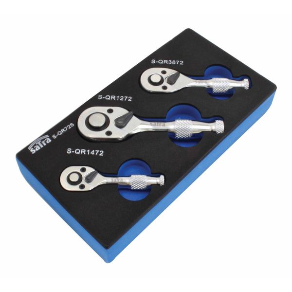 Satra Mini Cricchetti 3 Pz. 1/4"3/8""1/2""."-image