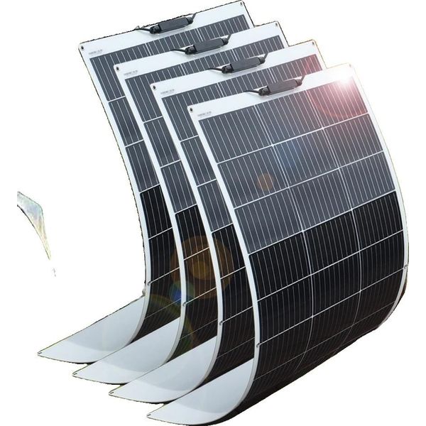 Kit Di Pannelli Solari Flessibili, Potenza 600W, Configurazione A 4 Pannelli, 600W 4 Pezzi 150W-image