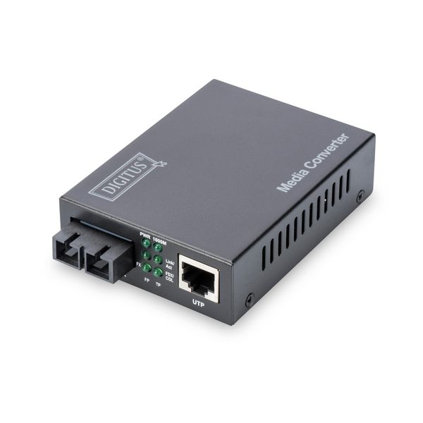 Digitus Professional DN-82120-1 - Convertitore Multimediale - 10Base-T, 1000Base-Sx, 100Base-Tx, 1000Base-T - RJ-45 / Sc Multimo-image