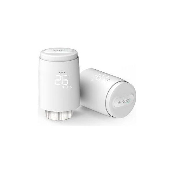 Termostato Intelligente Klediator 2-Pack Estensione Zigbee Trv, Termostato Di Riscaldamento Senza Fili, Controllo Vocale Dell'app (Alexa, Google Assistant), Risparmio Energetico-image