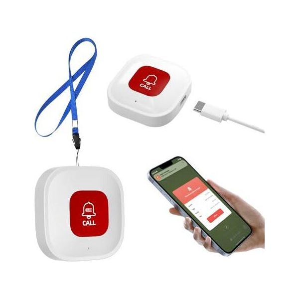 Pulsante Di Chiamata D'emergenza Intelligente Wifi Per Anziani, Sos Personale-image