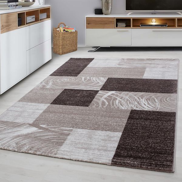 Tappeto Parma A Pelo Corto Rettangolare 80X150Cm Marrone 9220-image
