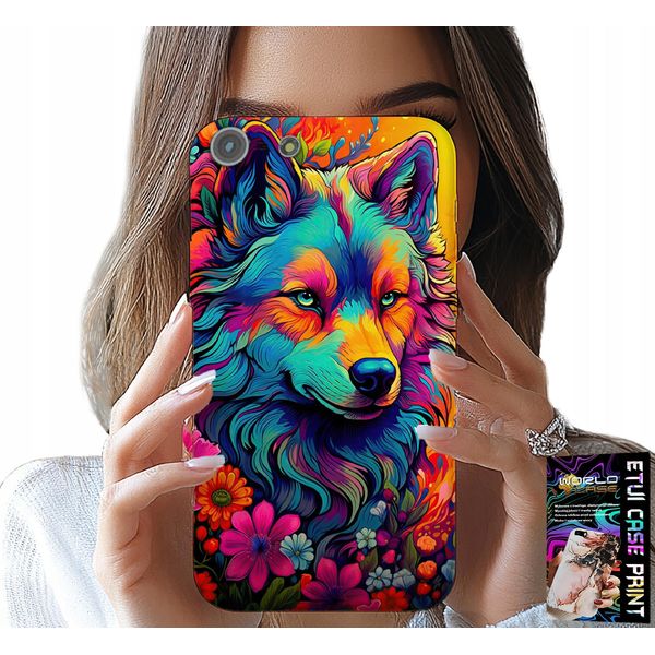 Custodia Per Iphone 5 / 5S / 5C - Disegni Colorati, Custodia Swora Wolf Pack-image