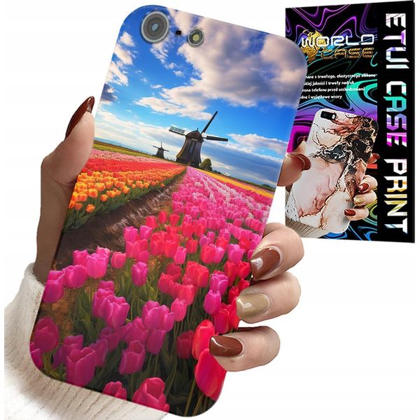 Custodia Per Iphone 5 / 5S / 5C - Campo Di Tulipani Colorati, Tulipano, Custodia-image