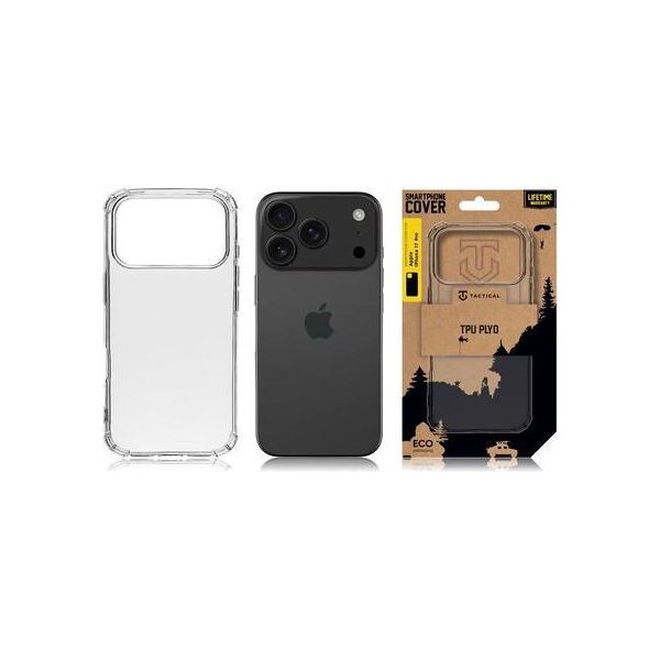 Copertura Posteriore Tattica Tpu Plyo Cover Iphone 17 Pro Trasparente-image