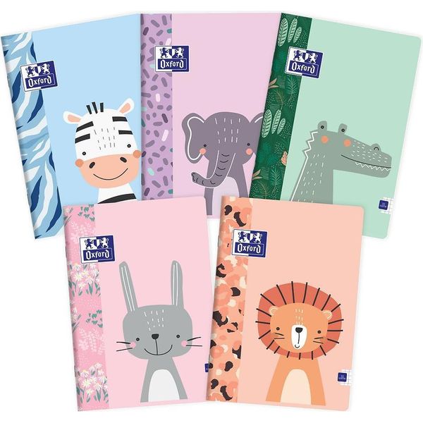 Quaderno Oxford A4 32K Grid 90G Bambini Animali-image