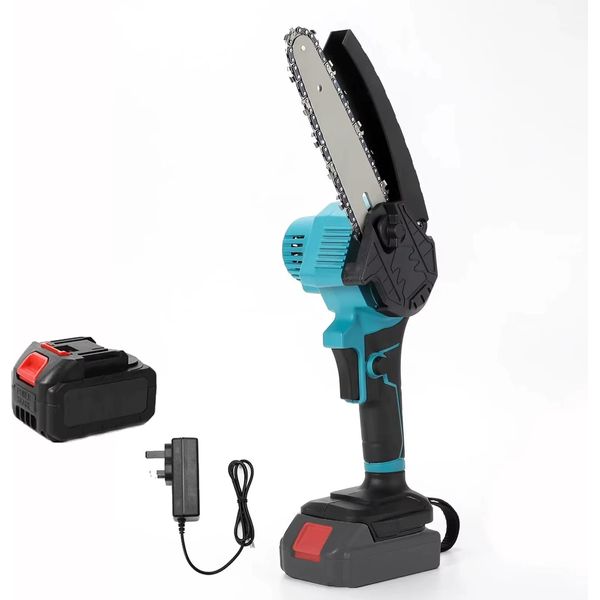Motosega Elettrica, Lama Da 8 Pollici, Motore Brushless, Con 1 Batteria-image