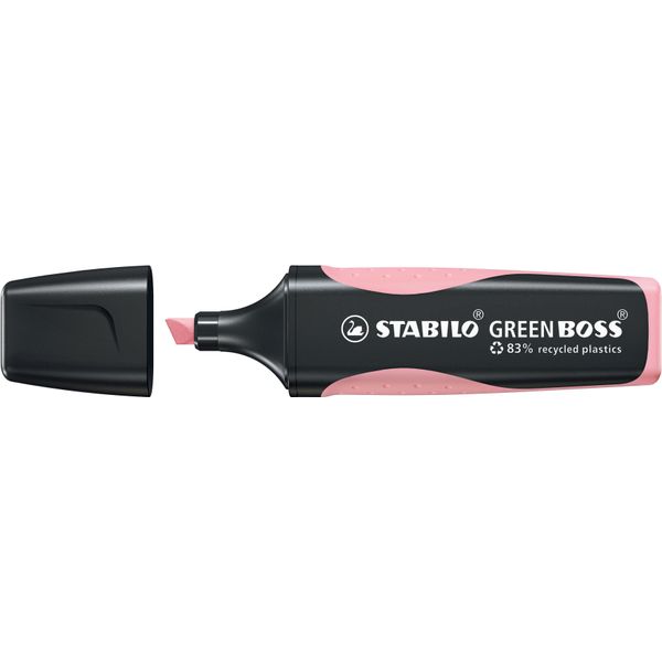 Stabilo® 6070/129 Evidenziatore Ecologico - Green Boss Pastel - Penna Singola - Blush Rosato-image