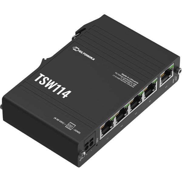 Teltonika TSW114000000 Switch Di Rete Non Gestito Gigabit Ethernet (10/100/1000) Nero-image