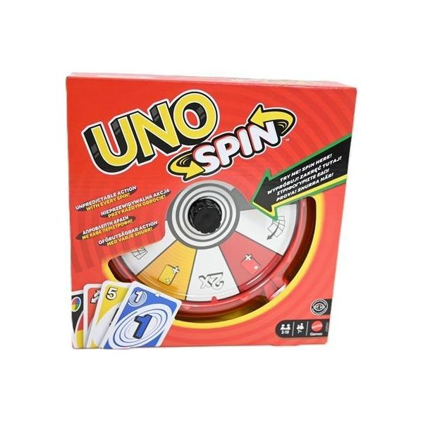 Mattel Uno Spin - Gioco Per Famiglie JGR00-image