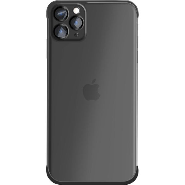 Avizar, Custodia Bumper Iphone 11 Pro In Silicone Antiurto In Due Pezzi, Nero-image